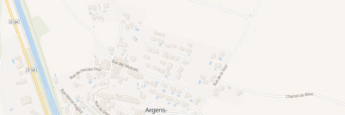 Plan du 7 Rue Simone Veil à Argens-Minervois