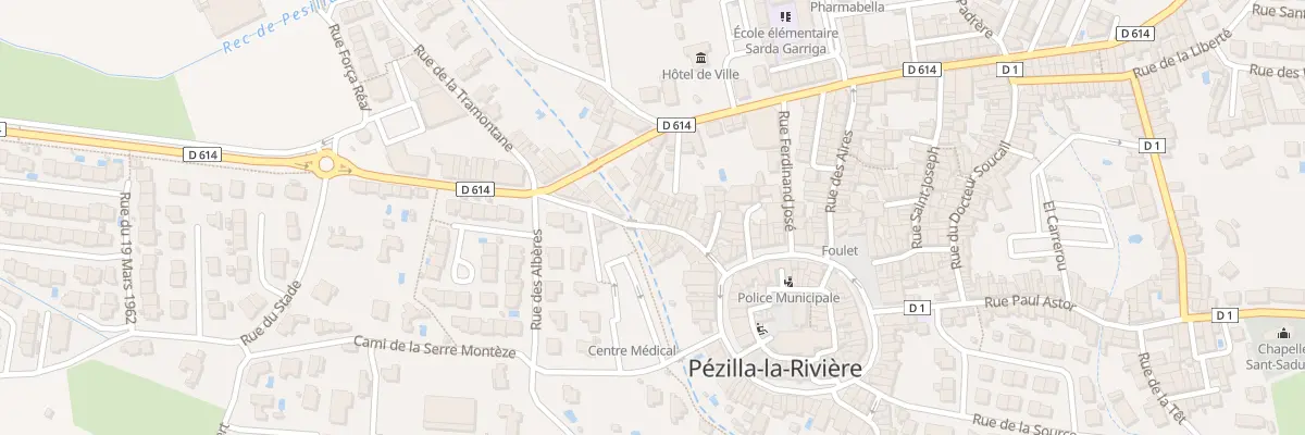 Plan du 19 Rue Portal d’Amont à Pézilla-la-Rivière