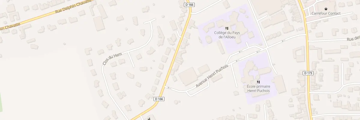 Plan du 23 Rue du Hem à Laventie