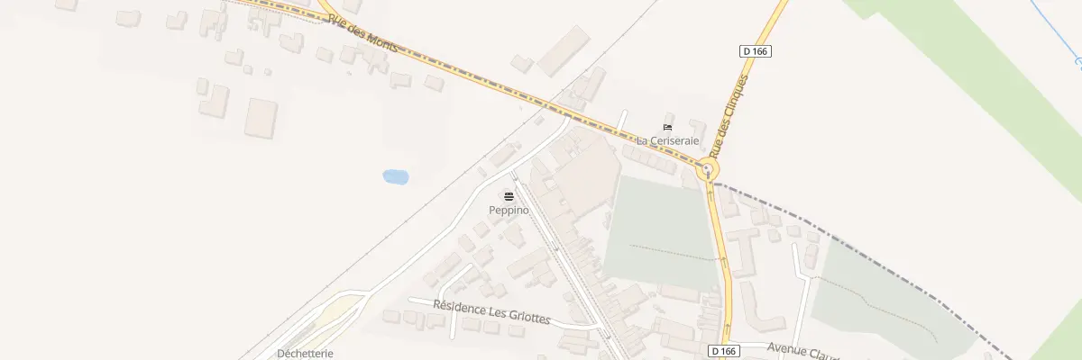 Plan du 1 Rue de la Gare à Laventie