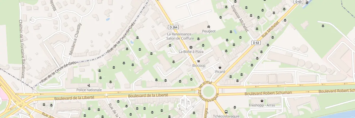 Plan du 7 Voie Notre Dame de Lorette à Arras