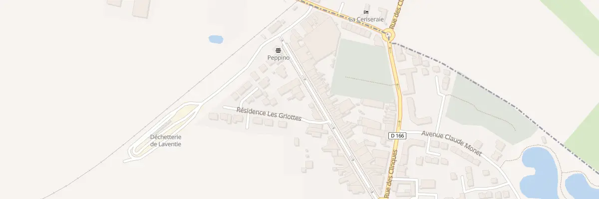 Plan du 6 Rue de la Gare à Laventie