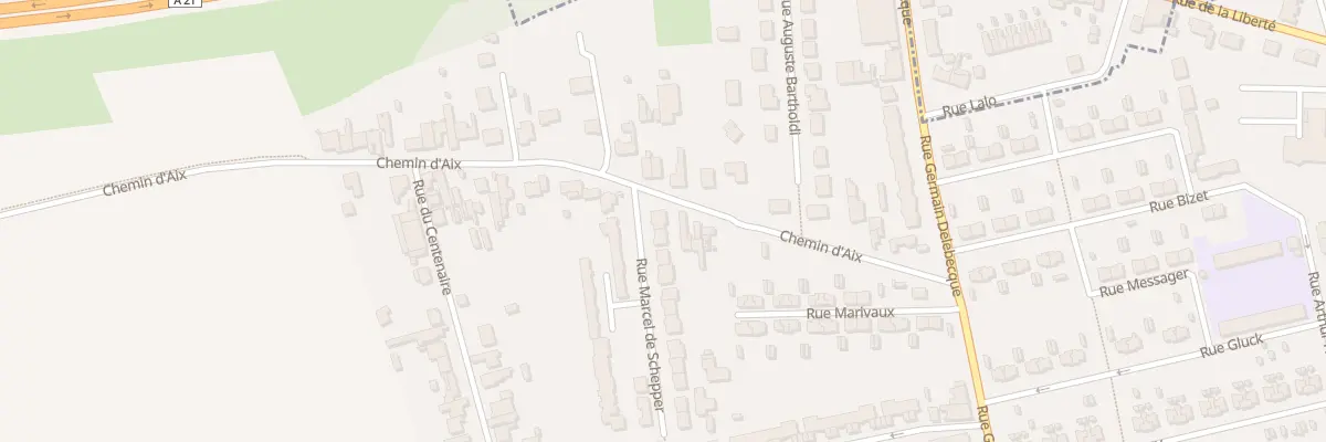 Plan du 1 Rue Marcel de Schepper à Liévin
