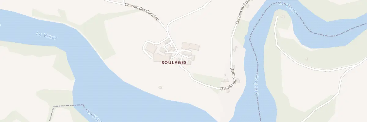 Plan du 5087A Soulages au Vibal