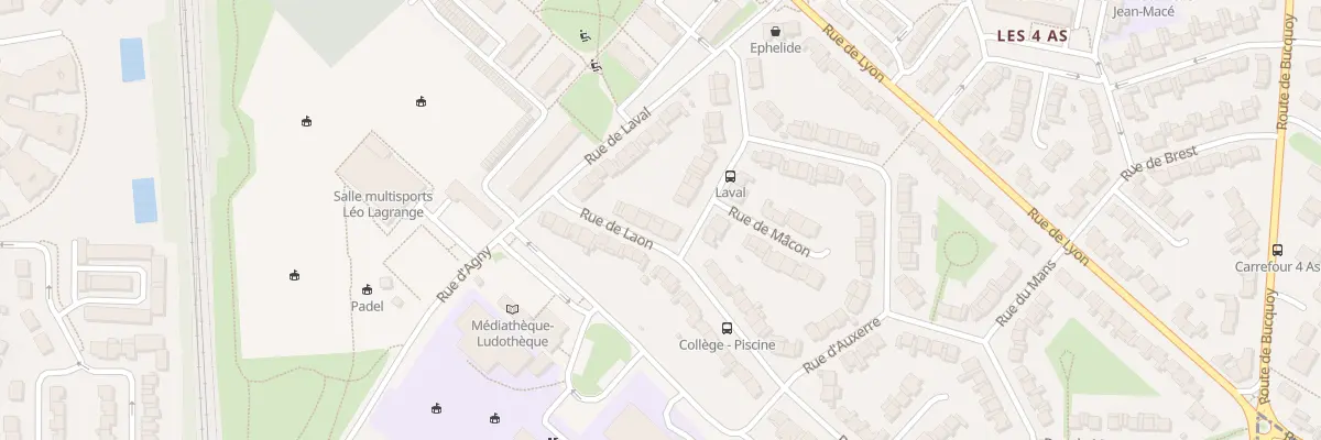 Plan du 5 Rue de Laon à Achicourt
