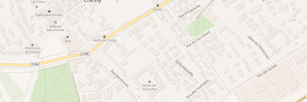 Plan du 2 Rue d’Orsonville à Chessy