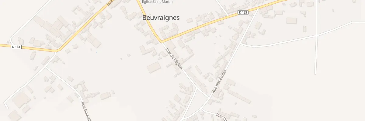 Plan du 8 Rue de l’Eglise à Beuvraignes