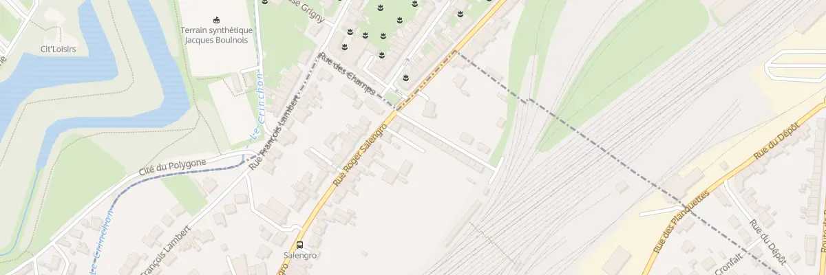 Plan du 1B Rue Roger Salengro à Achicourt