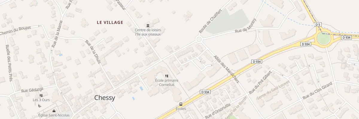 Plan du 52 Rue Charles de Gaulle à Chessy