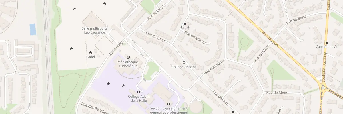 Plan du 22 Rue de Laon à Achicourt