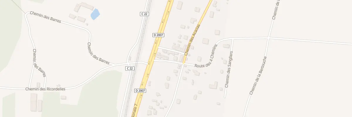 Plan du 5384 La Bailly Renard à Fontenay-sur-Loing