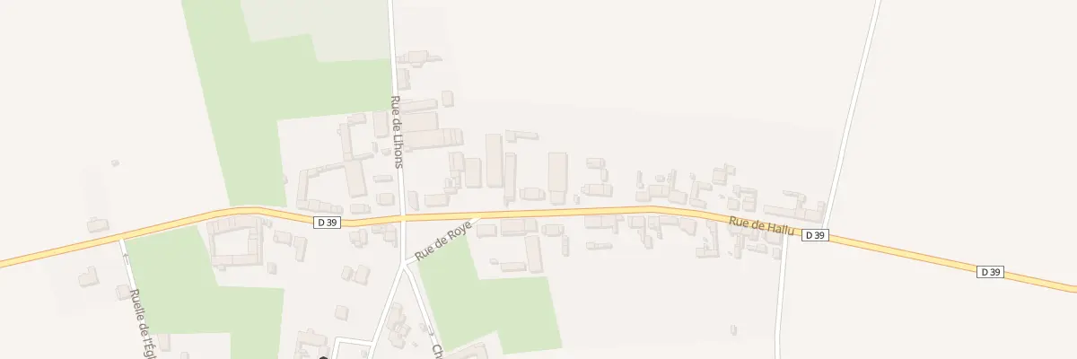 Plan du 3 Rue d’Hallu à Chilly