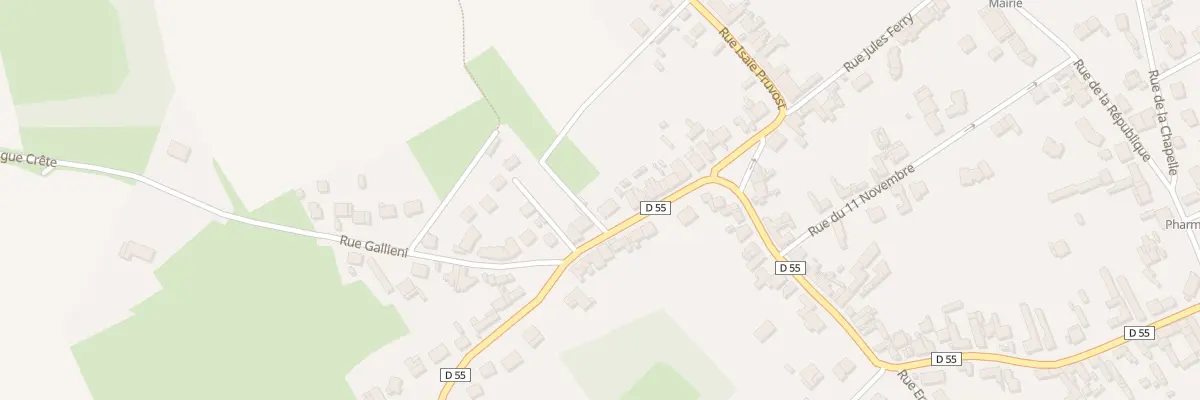 Plan du 20 Rue Casimir Beugnet à Givenchy-en-Gohelle