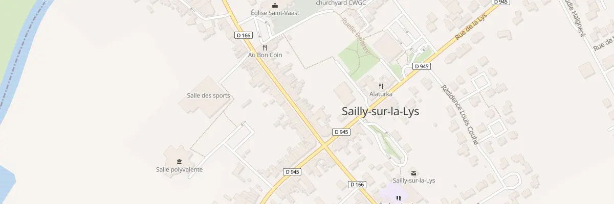 Plan du 5 Rue de l’Eglise à Sailly-sur-la-Lys