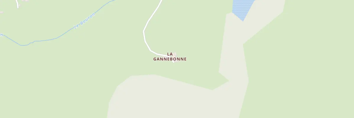 Plan du 1 La Gannebonne à La Crouzille