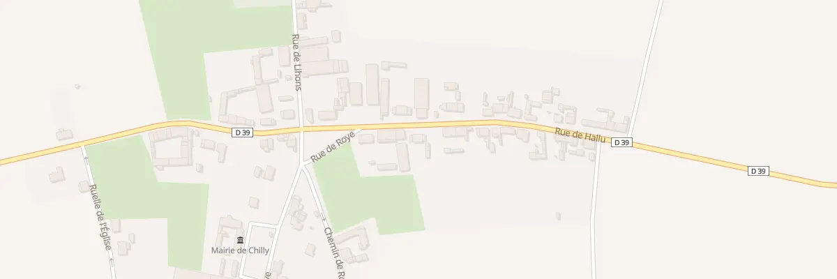 Plan du 4 Rue d’Hallu à Chilly