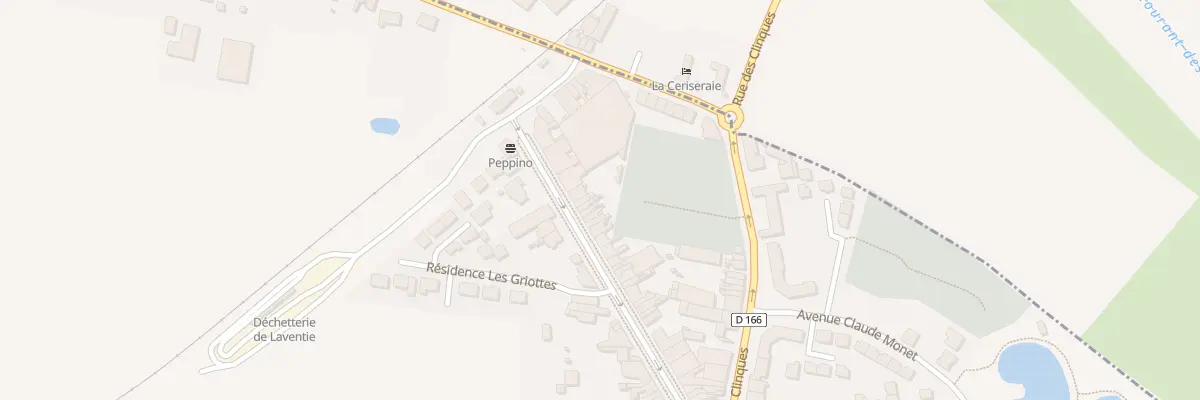 Plan du 9 Rue de la Gare à Laventie