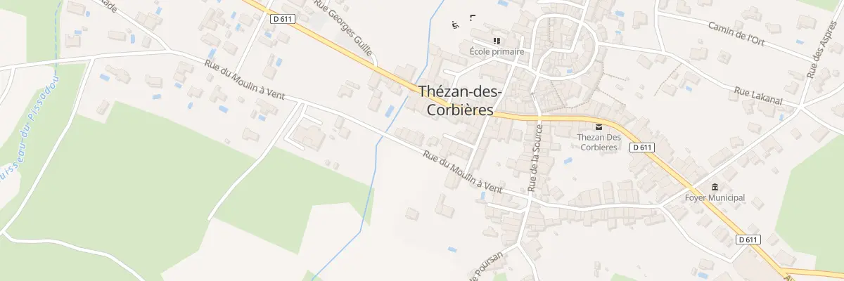 Plan du 4 Rue du Moulin à Vent à Thézan-des-Corbières