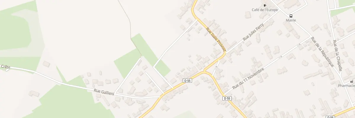 Plan du 10 Rue Casimir Beugnet à Givenchy-en-Gohelle