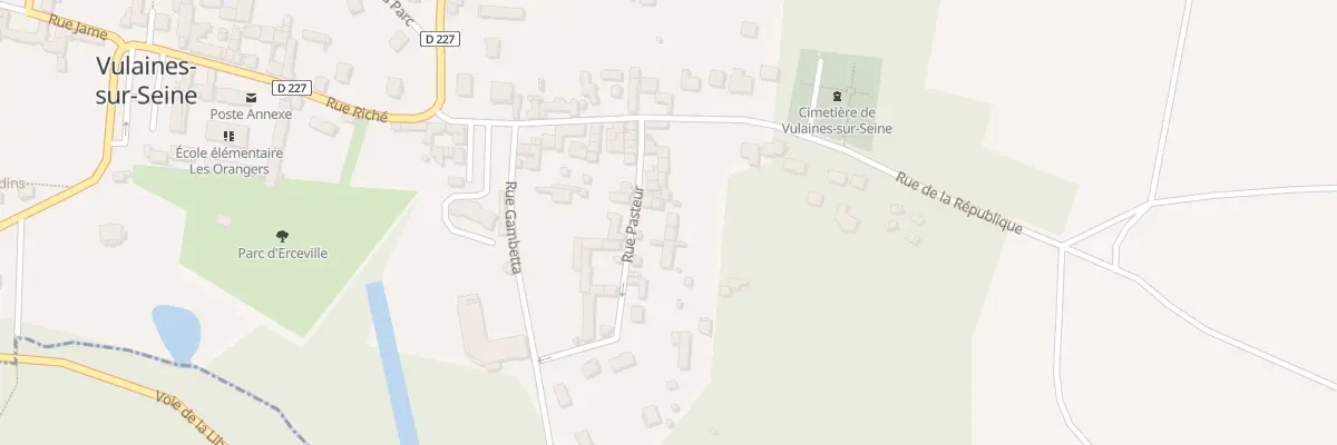 Plan du 9 Rue Pasteur à Vulaines-sur-Seine