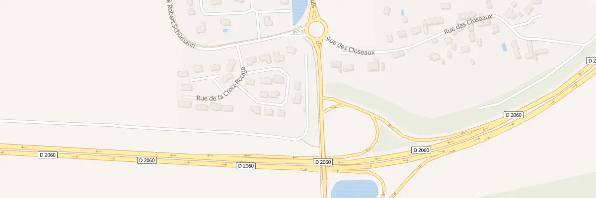 Plan du 7 Rue de la Croix Rouge à Amilly