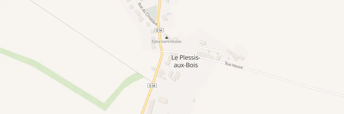 Plan du 4B Pl de l’Eglise au Plessis-aux-Bois