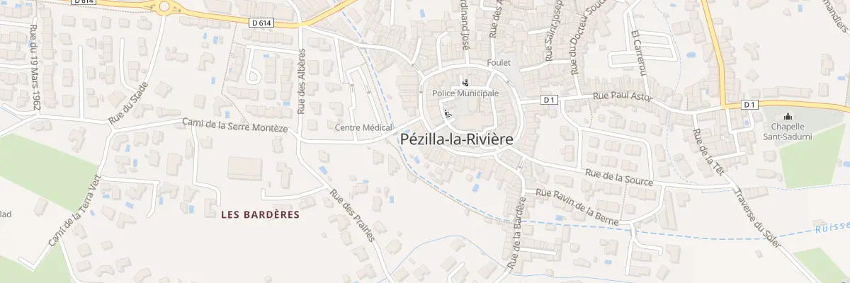 Plan du 53 Av de la République à Pézilla-la-Rivière