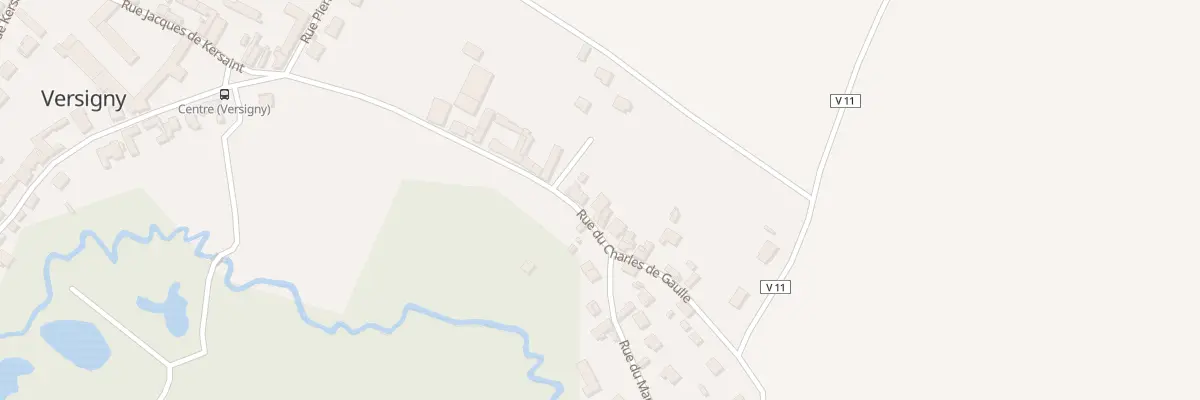 Plan du 657 Rue Charles de Gaulle à Versigny