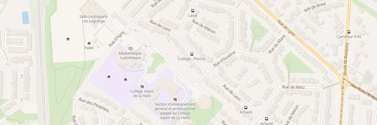 Plan du 30 Rue de Laon à Achicourt