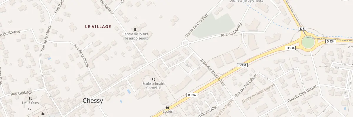 Plan du 62 Rue Charles de Gaulle à Chessy