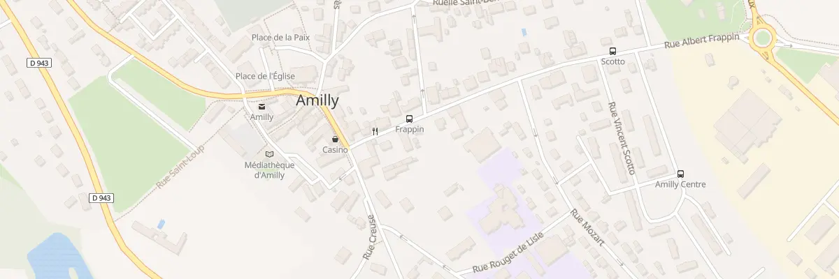 Plan du 74 Rue Albert Frappin à Amilly