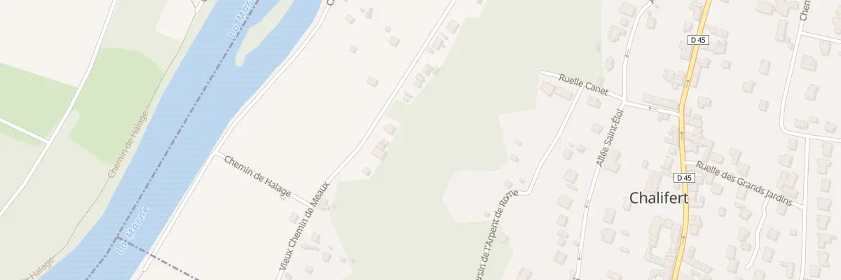 Plan du 12B Vche Vieux Chem de Meaux à Chalifert