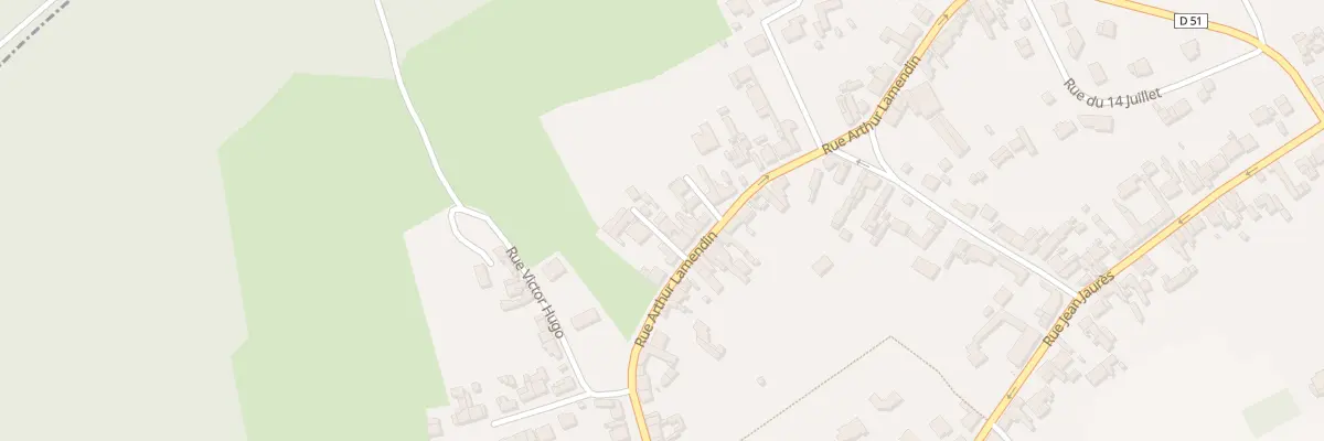 Plan du 5 Rue Arthur Lamendin à Givenchy-en-Gohelle