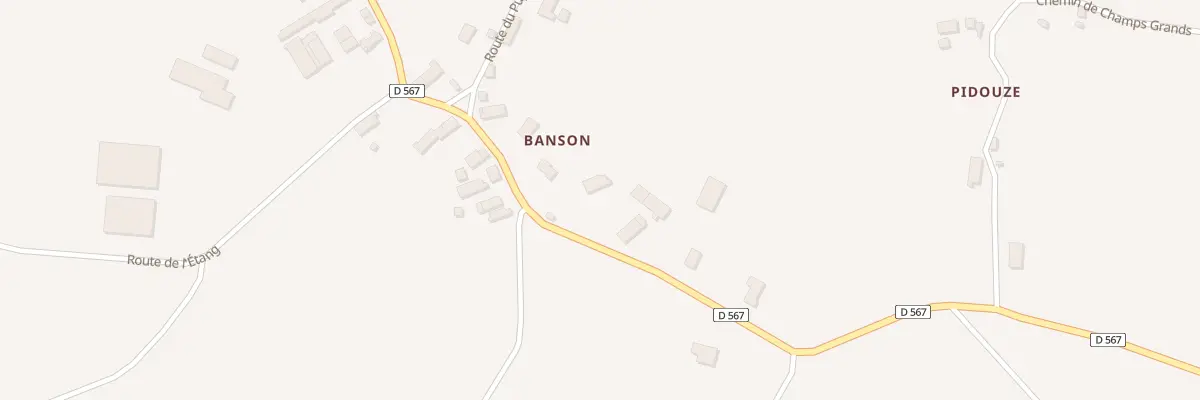 Plan du 17 Rte des Trois Fontaines Banson à Gelles