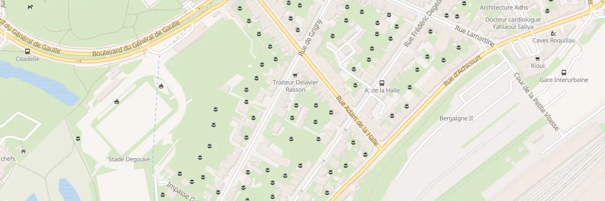 Plan du 25 Rue de Grigny à Arras