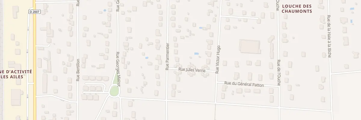 Plan du 25 Rue Parmentier à Dordives