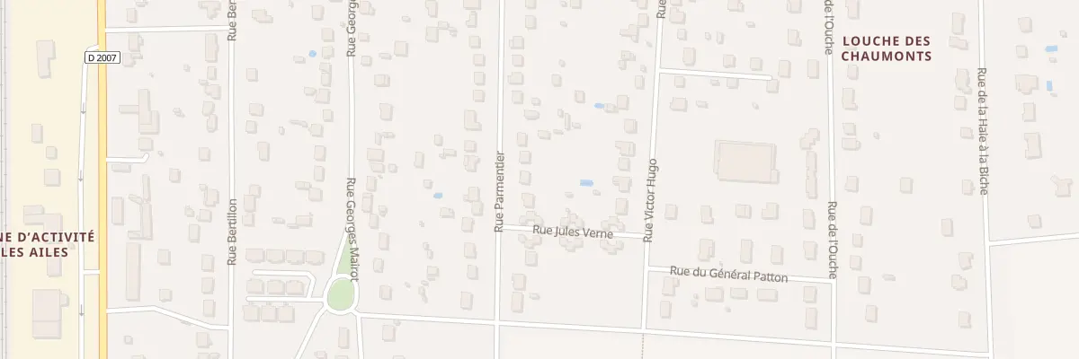 Plan du 23 Rue Parmentier à Dordives