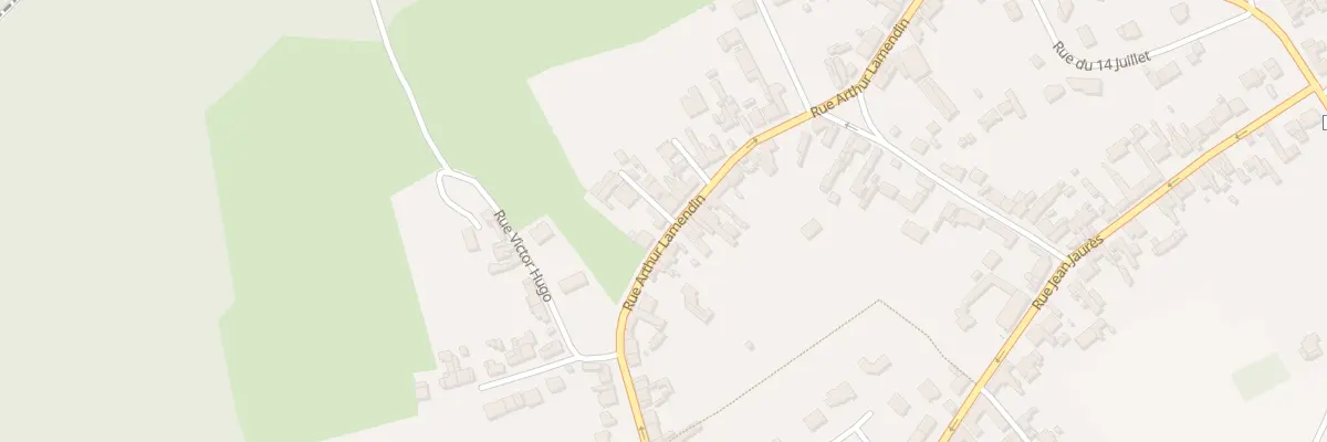Plan du 1 Rue Arthur Lamendin à Givenchy-en-Gohelle