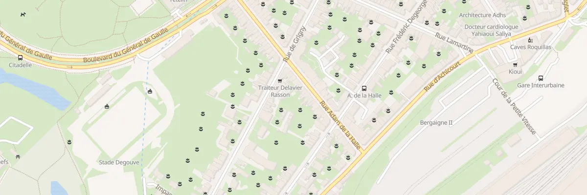 Plan du 48 Rue Adam de la Halle à Arras