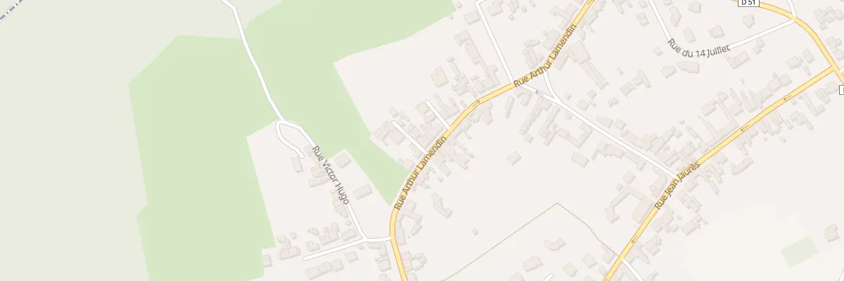 Plan du 7 Rue Arthur Lamendin à Givenchy-en-Gohelle