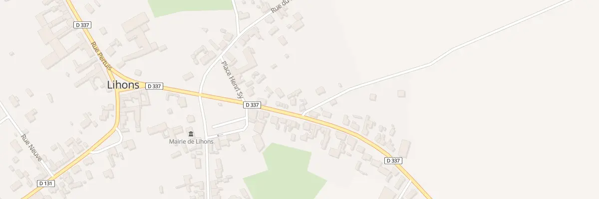 Plan du 3B Rue du Général Leclerc à Lihons