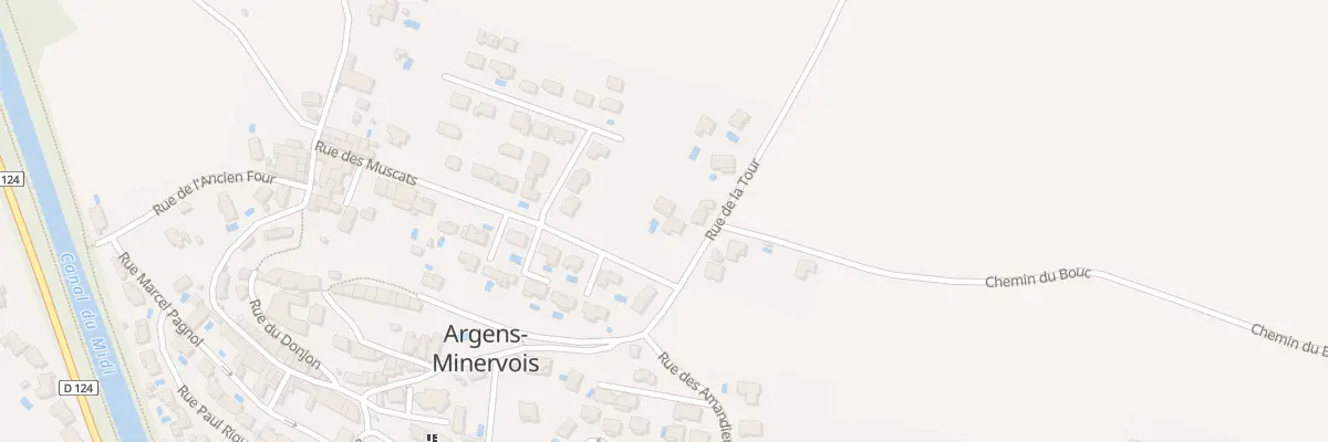 Plan du 23 Rue des Muscats à Argens-Minervois