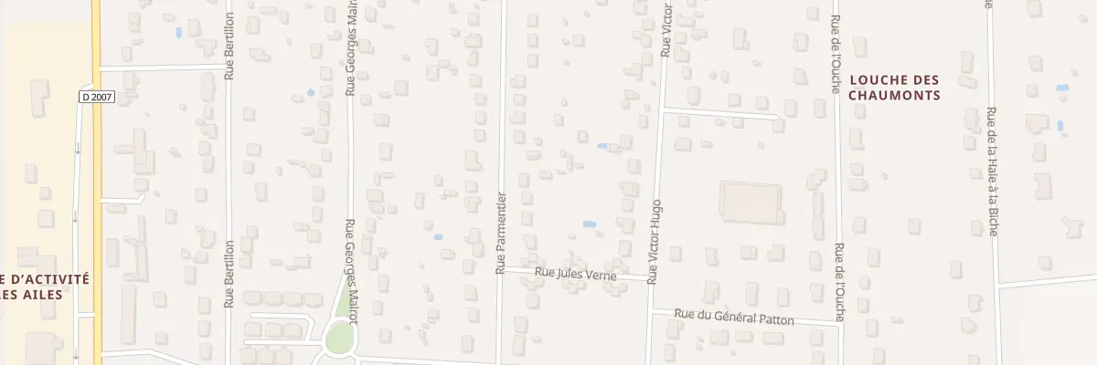 Plan du 19 Rue Parmentier à Dordives