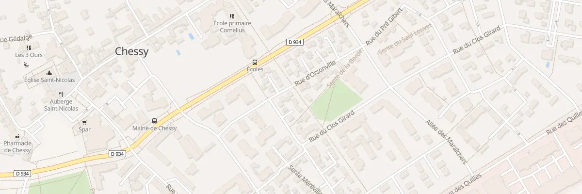 Plan du 8 Rue d’Orsonville à Chessy