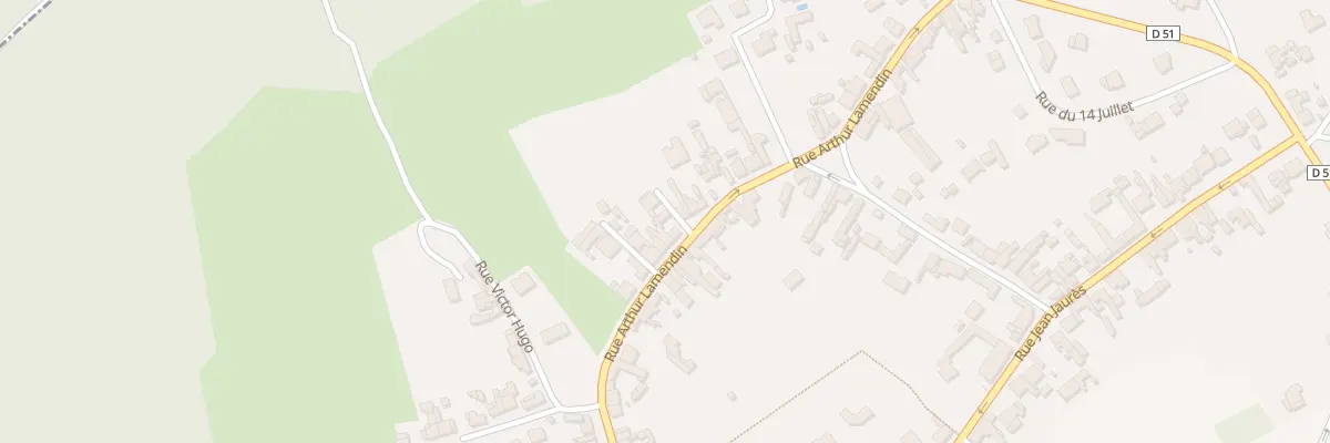 Plan du 13 Rue Arthur Lamendin à Givenchy-en-Gohelle