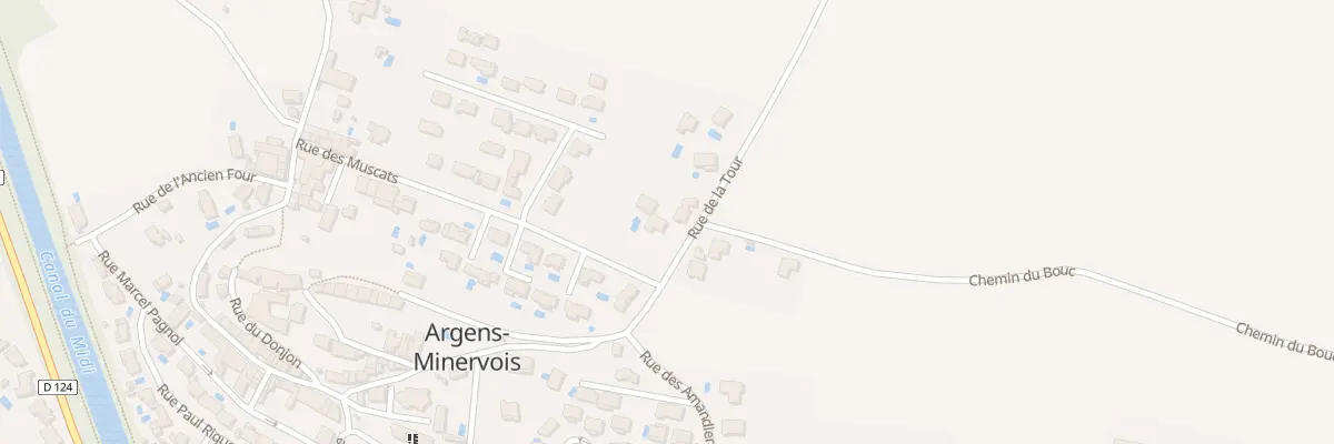 Plan du 25 Rue des Muscats à Argens-Minervois