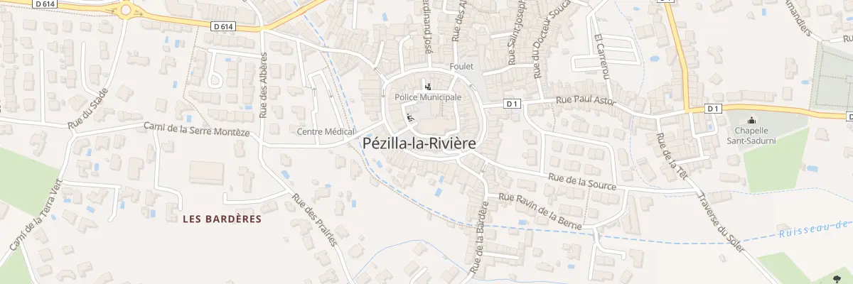 Plan du 27 Rue Pau Berga à Pézilla-la-Rivière