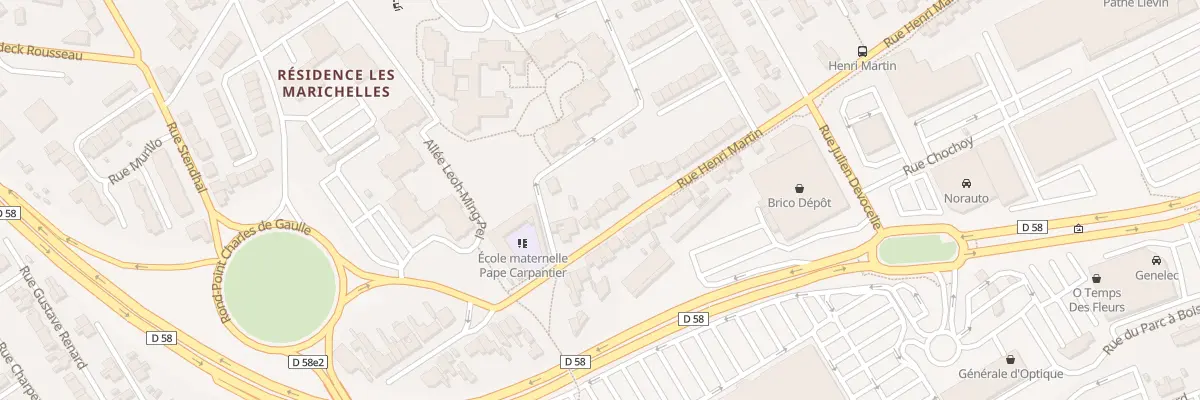 Plan du 22B Rue Henri Martin à Liévin