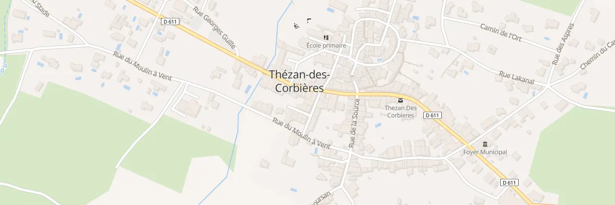 Plan du 4 Rue des Tonneliers à Thézan-des-Corbières