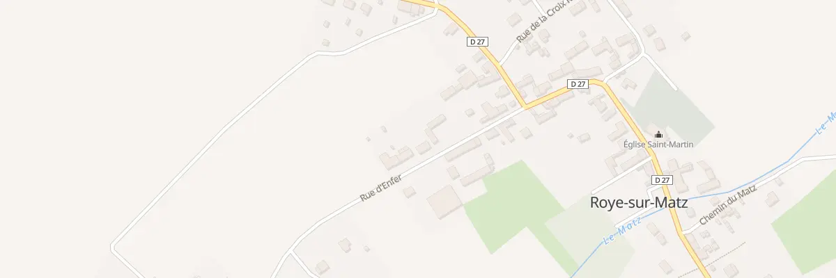 Plan du 4A Rue d’Enfer à Roye-sur-Matz